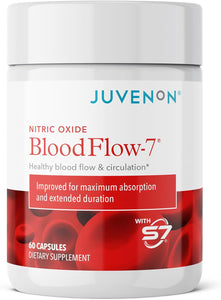ITEM# 0186   Nitric Oxide Blood Flow-7 - Nitric Oxide Supplement with L Arginine and L Citrulline (90 Capsules) - Nitric Oxide Booster for Healthy Aging & Heart Health - Nitric Oxide Pills for Men & Women (Watch Video)