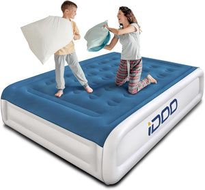 ITEM# 0164   Air Mattress Airbed with Built-in Pump, Blow Up Mattress Fast Inflatable Deflatable, Easy to Store (Watch Video)