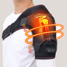 Load image into Gallery viewer, ITEM# 0157   Heated Shoulder Wrap for Men Women, Upgrade Electric Heating Pad Massager with 3 Vibration and Heat Settings and Timer, Shoulder Braces for Rotator Cuff, Joint Capsule, Muscles Pain Relief (Watch Video)
