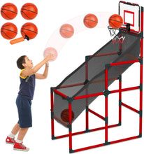 Load image into Gallery viewer, ITEM# 0197   Life Arcade Basketball Game with Electronic Arcade Basketball Hoop Indoor &amp; Outdoor Shooting Game (Watch Video)
