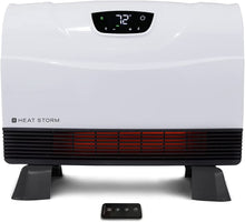 Load image into Gallery viewer, ITEM# 0155   Heat Storm Phoenix Infrared Space Heater with Attachable Feet, Remote Control, Energy Efficient-750-1500 Watts, Floor or Wall - HS-1500-PHX (Watch Video)
