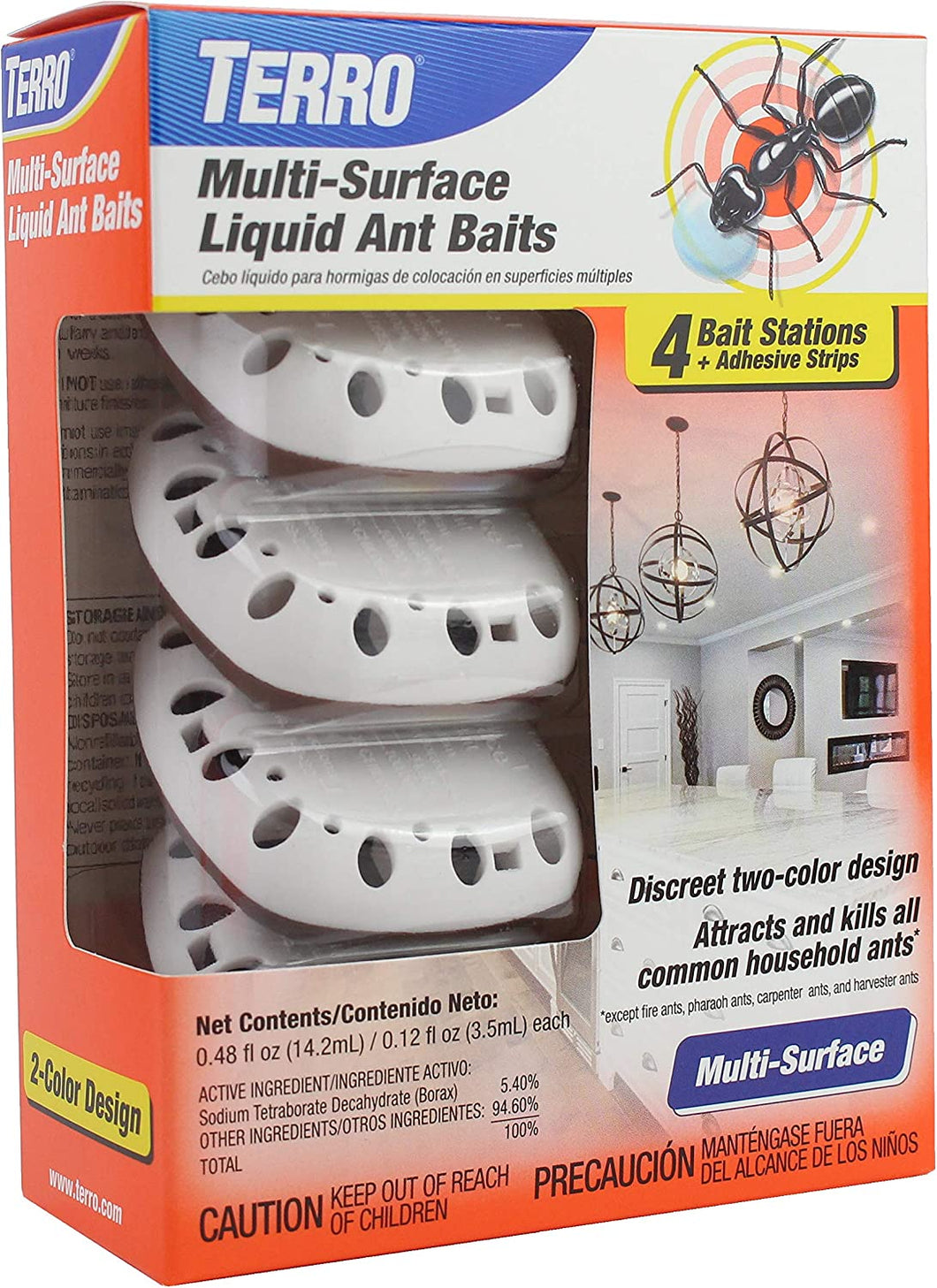 ITEM# 0184   Indoor Multi-Surface Liquid Ant Bait and Ant Killer - Kills Common Household Ants (Watch Video)