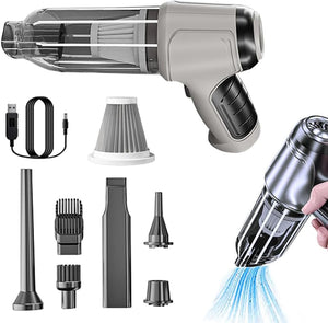 ITEM# 0159   Wireless Handheld Car Vacuum Cleaner, 3 in 1 Keyboard Vacuum Cleaner, 12000PA Powerful Suction Wireless Handheld Mini Vacuum Cleaner, Portable Vacuum Cleaner for Car, Office, Home Cleaning (Watch Video)