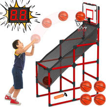 Load image into Gallery viewer, ITEM# 0197   Life Arcade Basketball Game with Electronic Arcade Basketball Hoop Indoor &amp; Outdoor Shooting Game (Watch Video)
