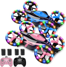 Load image into Gallery viewer, ITEM# 0204   Drones - Toys for Boys And Girls Dual Mode for Land and Fly Match LED Flash Lights wheels with 12 Scene Modes (Watch Video)
