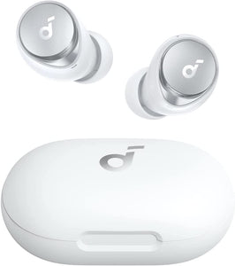 ITEM# 0135   The A40 Auto-Adjustable Active Noise Cancelling Wireless Earbuds, Reduce Noise by Up to 98%, 50H Playtime, Hi-Res Sound, Comfortable Fit, App Customization, Wireless Charge (Watch Video)