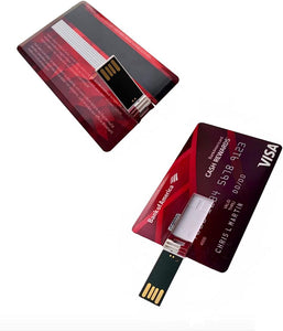 ITEM# 0038   High Speed USB Flash Drive, 32GB/64GB/128GB Bank Credit Card Memory Stick (Watch Video)