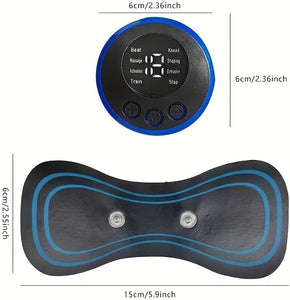 ITEM# 0191   Mini Deep Tissue Muscle Massager with 2 Replaceable Massage Pads and 18 Speed for Pain Relief and Relaxation of Arm, Leg, Foot, Shoulder, Waist (Watch Video)