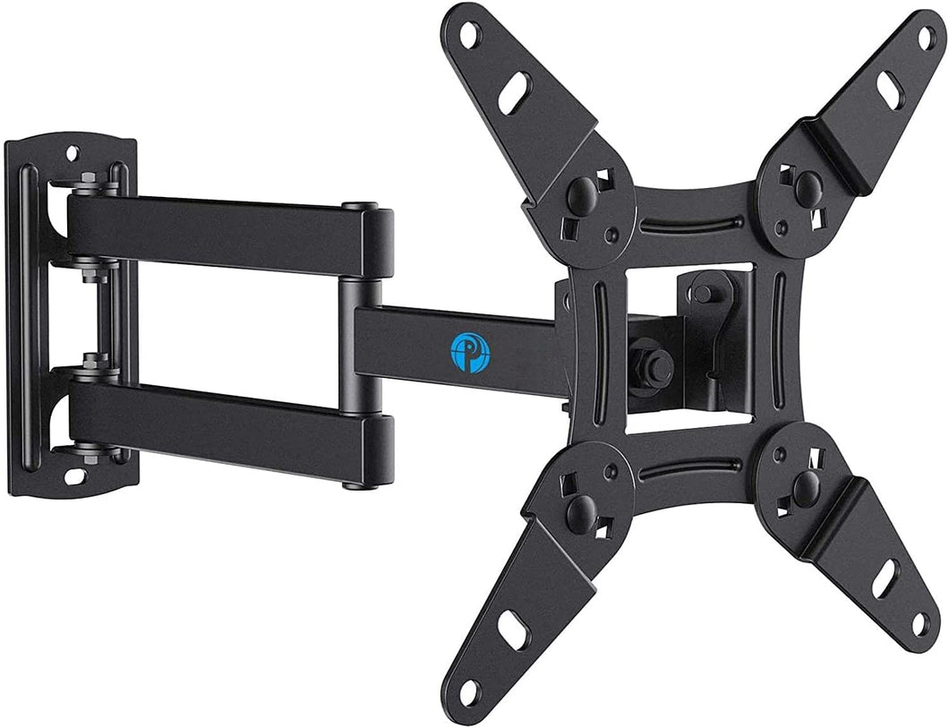 ITEM# 0125   Full Motion TV Monitor Wall Mount Bracket Articulating Arms Swivels TiltsITEM# 0125    Extension Rotation for Most 13-42 Inch LED LCD Flat Curved Screen TVs & Monitors, Max VESA 200x200mm up to 44lbs by Pipishell (Watch Video)