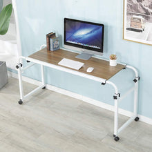 Load image into Gallery viewer, ITEM# 0175   Overbed Desk Laptop Cart Laptop Desk with Wheels Over Bed Desk Adjustable Overbed Table with Wheels King Queen Bed Table Bed Table on Wheels Overbed Laptop Table
