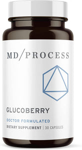 ITEM# 0158   MD Process GlucoBerry Maqui Berry Extract with Chromium Picolinate, Biotin, and Gymnema Sylvestre for Kidney Support - Doctor Formulated Dietary Supplement - 30 Capsules (Watch Video)