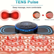 Load image into Gallery viewer, ITEM# 0191   Mini Deep Tissue Muscle Massager with 2 Replaceable Massage Pads and 18 Speed for Pain Relief and Relaxation of Arm, Leg, Foot, Shoulder, Waist (Watch Video)
