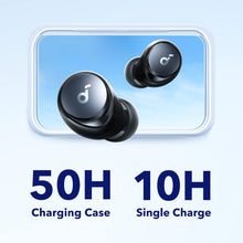 Load image into Gallery viewer, ITEM# 0135   The A40 Auto-Adjustable Active Noise Cancelling Wireless Earbuds, Reduce Noise by Up to 98%, 50H Playtime, Hi-Res Sound, Comfortable Fit, App Customization, Wireless Charge (Watch Video)
