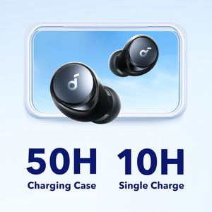 ITEM# 0135   The A40 Auto-Adjustable Active Noise Cancelling Wireless Earbuds, Reduce Noise by Up to 98%, 50H Playtime, Hi-Res Sound, Comfortable Fit, App Customization, Wireless Charge (Watch Video)