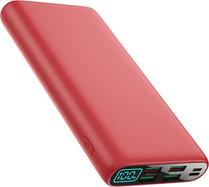 ITEM# 0173   Portable Charger 38800mAh,LCD Display Power Bank,4 USB Outputs Battery Pack Backup, Dual Input USB-C Phone Charging Compatible with iPhone 13 Pro Max/13 Mini/12,Android Samsung Galaxy/Pixel/Nexus/iPad (Watch Video)