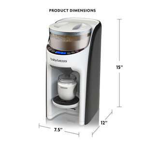 ITEM# 0080   New and Improved Baby Brezza Formula Pro Advanced Formula Dispenser Machine - Automatically Mix a Warm Formula Bottle Instantly - Easily Make Bottle with Automatic Powder Blending (Watch Video)