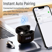 Load image into Gallery viewer, ITEM# 0136   Wireless Earbuds Bluetooth Headphones 60H Playtime Ear Buds with LED Power Display Charging Case Earphones in-Ear Earbud with Microphone for Android Cell Phone Gaming Computer Laptop (Watch Video)
