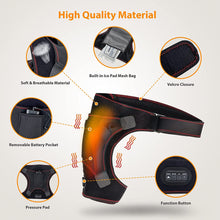 Load image into Gallery viewer, ITEM# 0157   Heated Shoulder Wrap for Men Women, Upgrade Electric Heating Pad Massager with 3 Vibration and Heat Settings and Timer, Shoulder Braces for Rotator Cuff, Joint Capsule, Muscles Pain Relief (Watch Video)
