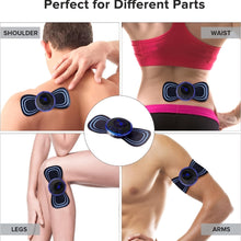 Load image into Gallery viewer, ITEM# 0191   Mini Deep Tissue Muscle Massager with 2 Replaceable Massage Pads and 18 Speed for Pain Relief and Relaxation of Arm, Leg, Foot, Shoulder, Waist (Watch Video)
