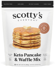Load image into Gallery viewer, ITEM# 0219   Keto Pancake &amp; Waffle Zero Carb Mix - Keto and Gluten Free Pancake and Waffle Mix - 0g Net Carbs Per Serving - No Erythritol, Easy to Make - No Nut Flours - No Sugar Alcohols - Non-GMO - Makes 8 Pancakes (9.8 oz)

