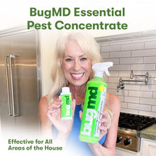 Load image into Gallery viewer, ITEM# 0170   BugMD Starter Kit - Essential Oil Pest Concentrate (2 Pack), Plant-Powered Bug Spray Quick Kills Flies, Ants, Fleas, Ticks, Roaches, Mosquitoes and More
