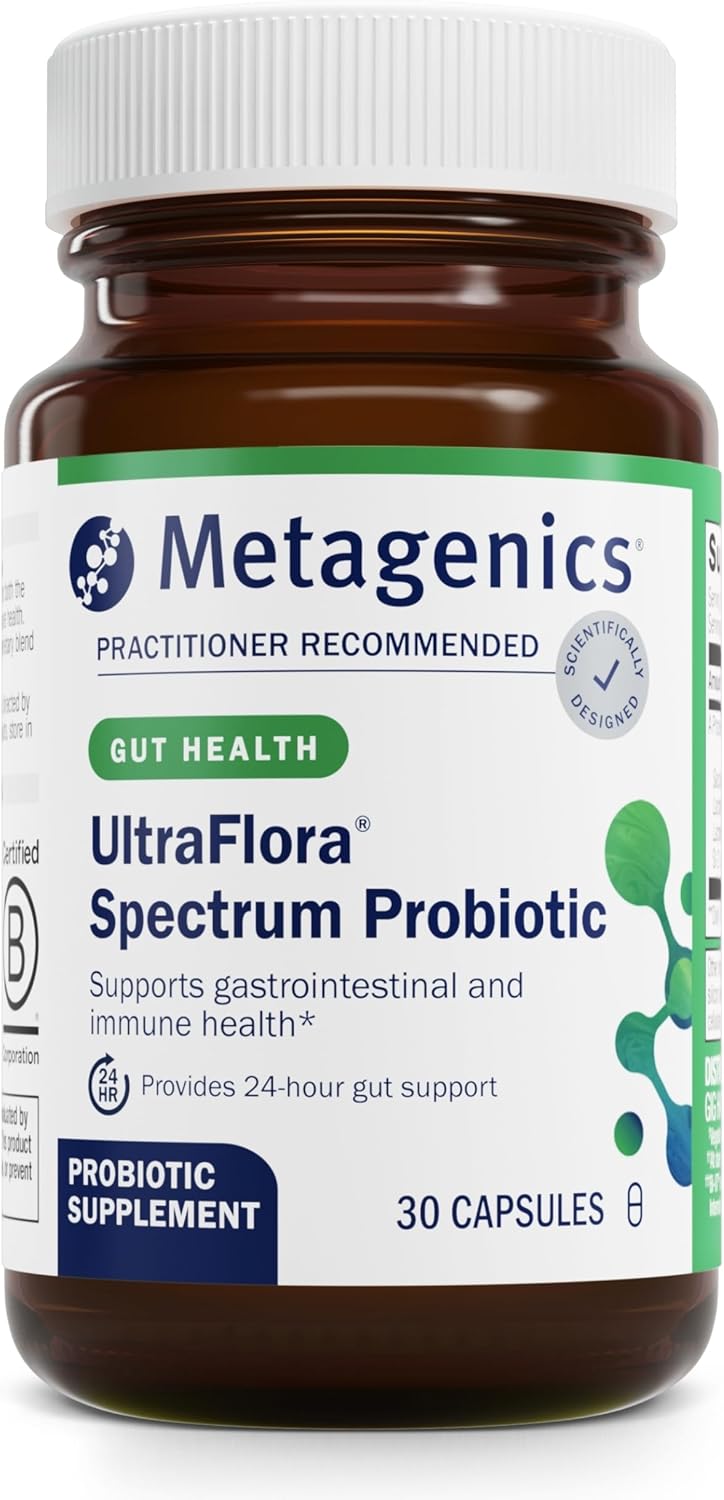 ITEM# 0076   Metagenics UltraFlora® Spectrum – Daily Probiotic – Gastrointestinal & Immune Support* | 30 count (Watch Video)