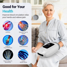 Load image into Gallery viewer, ITEM# 0225   Hand Massager with Heat and Compression, FSA HSA Eligible 6 Level Compression &amp; 6 Mode with Pressure Point for Arthritis and Carpal Tunnel Relief, Finger Wrist Massager (Watch Video)
