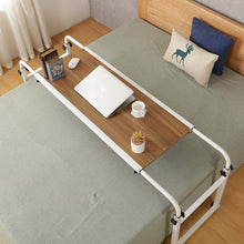 Load image into Gallery viewer, ITEM# 0175   Overbed Desk Laptop Cart Laptop Desk with Wheels Over Bed Desk Adjustable Overbed Table with Wheels King Queen Bed Table Bed Table on Wheels Overbed Laptop Table
