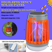 Load image into Gallery viewer, ITEM# 0082   Bug Zapper Light Bulb 2pcs, 3 in 1 Mosquitoes Killer USB Rechargeable Camping Lantern Flashlight Tent Light, IPX6 Waterproof Portable Light Bulb Zapper for Doorway, Corridor, Balcony, Patio (Watch Video)
