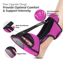 Load image into Gallery viewer, ITEM# 0176   Plantar Fasciitis Night Splint: Foot Brace with Massage Ball | Effective for Foot Pain Relief by Plantar Fasciitis Achilles Tendonitis Foot drop Flat Arch Heel Spur | Comfortable &amp; Easy Use for Women and Men (Watch Video)
