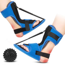 Load image into Gallery viewer, ITEM# 0176   Plantar Fasciitis Night Splint: Foot Brace with Massage Ball | Effective for Foot Pain Relief by Plantar Fasciitis Achilles Tendonitis Foot drop Flat Arch Heel Spur | Comfortable &amp; Easy Use for Women and Men (Watch Video)
