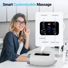 Load image into Gallery viewer, ITEM# 0225   Hand Massager with Heat and Compression, FSA HSA Eligible 6 Level Compression &amp; 6 Mode with Pressure Point for Arthritis and Carpal Tunnel Relief, Finger Wrist Massager (Watch Video)
