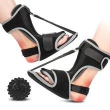 Load image into Gallery viewer, ITEM# 0176   Plantar Fasciitis Night Splint: Foot Brace with Massage Ball | Effective for Foot Pain Relief by Plantar Fasciitis Achilles Tendonitis Foot drop Flat Arch Heel Spur | Comfortable &amp; Easy Use for Women and Men (Watch Video)
