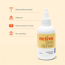 Load image into Gallery viewer, ITEM# 0211   Active Skin Repair Hydrogel - Natural &amp; Non-Toxic First Aid Ointment &amp; Antiseptic Gel for Minor Cuts, Wounds, Scrapes, Rashes, Sunburns, and Other Skin Irritations (Single, 3 oz Gel) (Watch Video)
