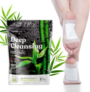 ITEM# 0130   Deep Cleansing Foot Pads for Stress Relief, Better Sleep & Foot Care | Premium Japanese Organic Foot Patches with Ginger Powder | Natural Effective Foot Patch to Boost Energy (Watch Video)