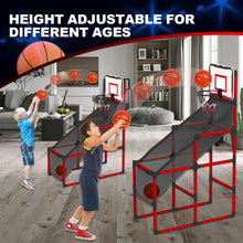 Load image into Gallery viewer, ITEM# 0197   Life Arcade Basketball Game with Electronic Arcade Basketball Hoop Indoor &amp; Outdoor Shooting Game (Watch Video)
