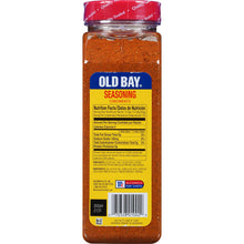 Load image into Gallery viewer, ITEM# 0123  OLD BAY Seasoning, 24 oz - One 24 Ounce Container of OLD BAY All-Purpose Seasoning with Unique Blend of 18 Spices and Herbs for Crabs, Shrimp, Poultry, Fries, and More
