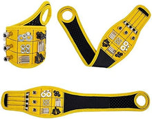 Load image into Gallery viewer, ITEM# 0105   Magnetic Wristband With Super Strong Magnets Holds Screws, Nails, Drill Bit. Unique Wrist Support Design Cool Handy Gadget Gift for Men and Women. Handyman, Electrician, Contractor (Watch Video)
