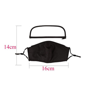 ITEM# 0019   Kids Dust Face Protections Reusable Safety Shield Bandanas With Zipper Detachable Eye Shield, Face Mouth Filter Comfortable