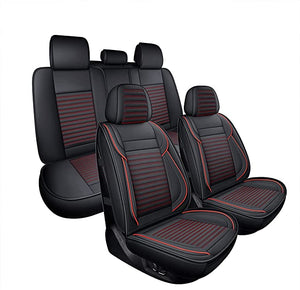 ITEM# 0042   Breathable and Waterproof Faux Leather Automotive Seat Covers for Cars SUV Pick-up Truck Sedan, Universal Anti-Slip Driver Seat Cover with Backrest (Watch Video)