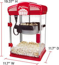 Load image into Gallery viewer, ITEM# 0119   West Bend Stir Crazy Movie Theater Popcorn Popper, Gourmet Popcorn Maker Machine with Nonstick Popcorn Kettle, Measuring Tool and Popcorn Scoop for Popcorn Machine , 4 Qt., (Watch Video)
