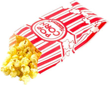 Load image into Gallery viewer, ITEM# 0118   Carnival King Paper Popcorn Bags, Red/White, 100 Count (Pack of 1) Watch Video
