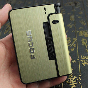 ITEM# 0008   Metal Cigarette Case 10pcs Capacity Cigarette Box Nice Gift, Silver, Black, Gold. (Watch Video)