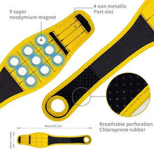 Load image into Gallery viewer, ITEM# 0105   Magnetic Wristband With Super Strong Magnets Holds Screws, Nails, Drill Bit. Unique Wrist Support Design Cool Handy Gadget Gift for Men and Women. Handyman, Electrician, Contractor (Watch Video)
