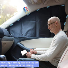 Load image into Gallery viewer, ITEM# 0033   Car Window Sun Shades Covers - Magnetic Privacy Side Sunshades Blackout Auto Camping Curtains Accessories for Sleeping and Resting (Watch Video)
