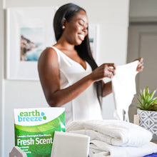 Load image into Gallery viewer, ITEM# 0110   Earth Breeze Laundry Detergent Sheets - Fresh Scent and Fragrance Free, Liquidless Technology… (Watch Video)

