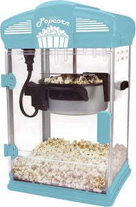 ITEM# 0119   West Bend Stir Crazy Movie Theater Popcorn Popper, Gourmet Popcorn Maker Machine with Nonstick Popcorn Kettle, Measuring Tool and Popcorn Scoop for Popcorn Machine , 4 Qt., (Watch Video)