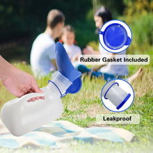 Load image into Gallery viewer, ITEM# 0020   Unisex Urinal for Car, Toilet Urinal for Men and Women, Bedpans Pee Bottle, With a Lid and Funnel, Plastic Can for Car, Old Man, Child and Diabetes for Camping Outdoor Travel (Watch Video)
