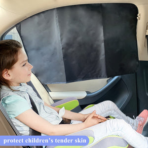 ITEM# 0033   Car Window Sun Shades Covers - Magnetic Privacy Side Sunshades Blackout Auto Camping Curtains Accessories for Sleeping and Resting (Watch Video)