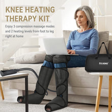 Load image into Gallery viewer, ITEM# 0102   Foot and Leg Massager for Circulation with Knee Heat with Hand-held Controller 3 Modes 3 Intensities FT-011A (Watch Video)
